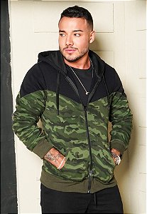 Blusa Moletom Camuflada