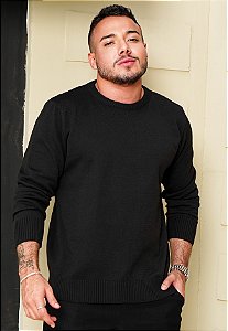 Suéter Tricot Preto
