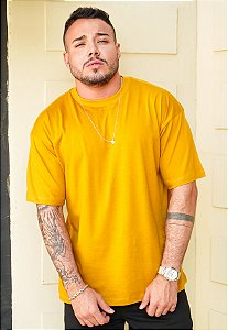 Camiseta Oversized Mostarda
