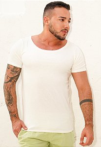 Camiseta Gola Canoa Off White