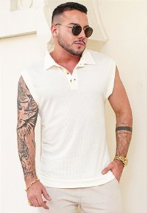 Regata Polo Tricot Machão Off