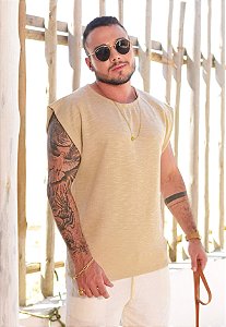 Regata Machão Tricot Nude