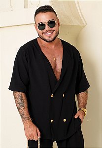 Camisa Blazer Preta