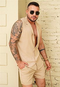 Conjunto Viscolinho Nude