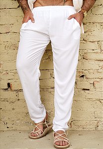 Calça Viscose Branca