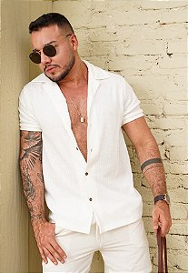 Camisa Tricot Off White