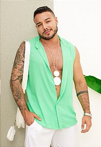 Colete Viscolinho Verde