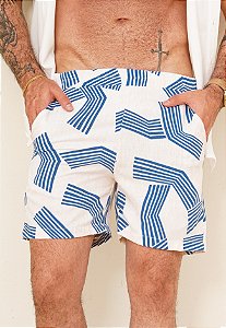 Shorts Viscolinho Estampado