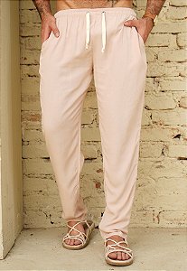 Calça Viscolinho Marfim