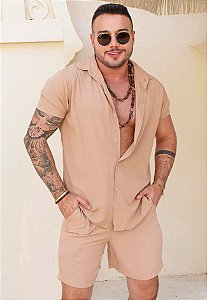 Conjunto Viscose Nude