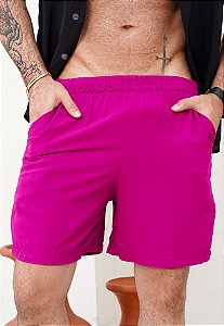 Shorts Viscose Fúcsia