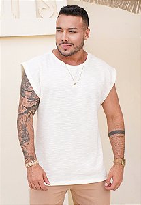 Regata Machão Tricot Off White