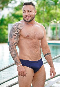 Sunga Slim Azul Marinho