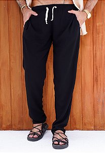 Calça Viscolinho Preta