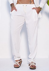 Calça Viscolinho Branca