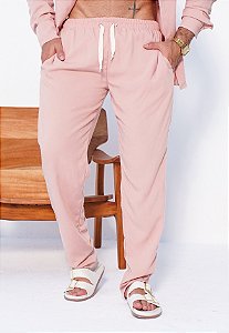 Calça Viscolinho Rosé