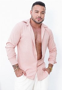 Camisa Manga Longa Rosé