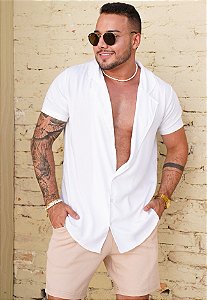 Camisa Gola Cubana Branca
