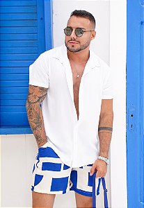 Camisa Viscolinho Branca