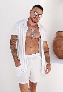 Conjunto Metalizado Branco