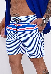 Shorts Tactel Listrado