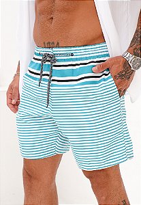 Shorts Tactel Listrado