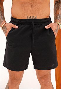 Shorts Linho Preto