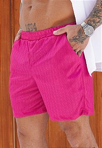 Shorts Metalizado Rosa