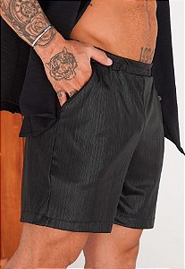 Shorts Metalizado Preto