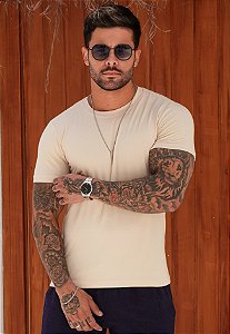 Camiseta Segunda Pele Marfim