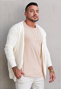 Cardigan Tricot Segunda Pele Off White