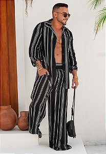 Conjunto Estampado Preto
