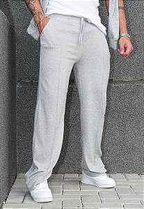 Calça Lã Cinza Prateado
