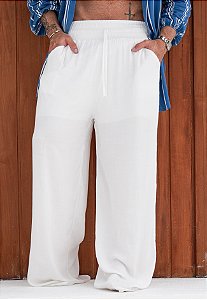 Calça Pantalona Off White