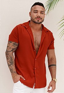 Camisa Duna Terracota (Alta demanda – leia a descrição)