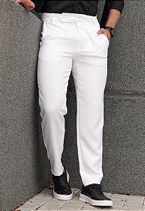 Calça Alfaiataria Italiana Branca