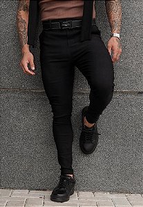 Calça Alfaiataria Skinny Preta