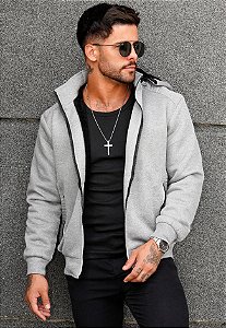 Jaqueta Tratorada Cinza Mescla