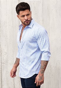 Camisa Manga Longa Xadrez