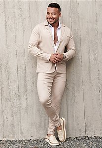 Conjunto Alfaiataria Bege