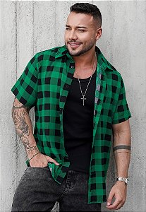 Camisa Viscose Xadrez