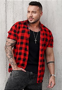 Camisa Viscose Xadrez