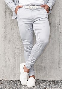 Calça Alfaiataria Gelo