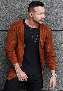 Cardigan Tricot Caramelo