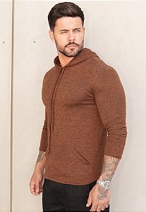 Blusa Lã Marrom Chocolate