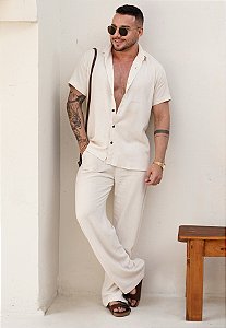 Conjunto Linho Areia