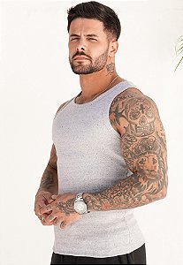 Regata Gringa Cinza Mescla