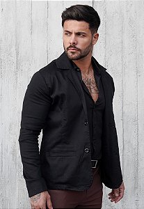 Blazer Alfaiataria Preto