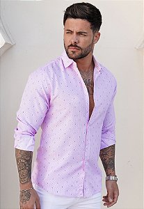 Camisa Social Estampada