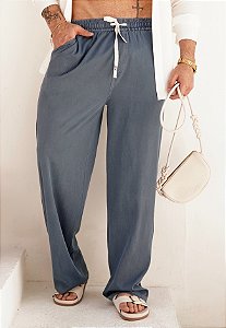 Calça Lavagem Jeans Azul Escura
